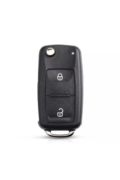 Caddy Scirocco Golf Jetta Ibiza Polo Octiva Tiguan Leon Uyumlu 2 Tuşlu Model Silikon Anahtar Kılıfı - Resim 3
