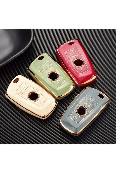 Bmw F10 F20 F30 X3 X4 G20 G30 F11 F25 F31 F34 M4 I3 Uyumlu Oto Anahtar Kılıfı Beyaz Renk ürün görseli