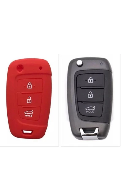 Hyundai Accent Tucson Ix35 Solaris Elantra Kona Silikon Anahtar Koruma Kılıf Anahtar Teyiti Yapınız ürün görseli