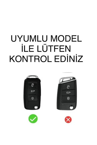 Skoda Süper B Octavia Yeti Fabia Lüks Anahtar Koruma Kılıf Lütfen Görsel Ile Anahtar Teyiti Yapınız - Resim 2