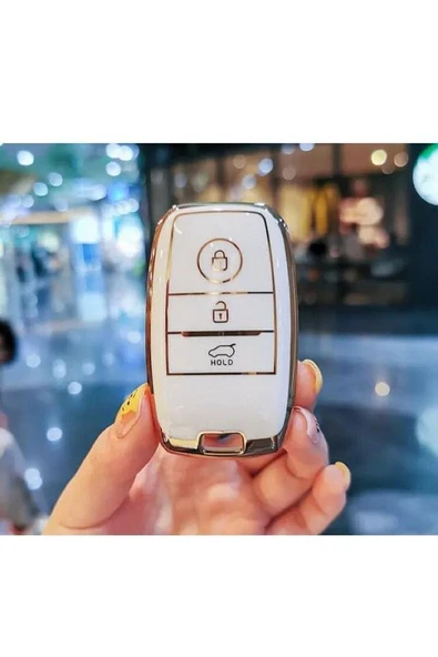 Kia Rio Ceed Soul Sportage Sorento Carens Picanto Lüks Anahtar Kılıfı 3 Tuşlu 2.resime Bakınız ürün görseli