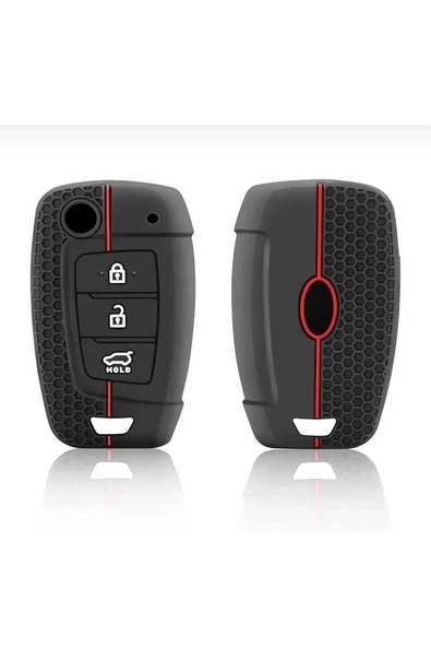 Hyundai Solaris 2 Elantra I30 I35 Tucson Kona Santa Fe Verna Silikon Anahtar Kılıfı 2.resime Bakınız ürün görseli