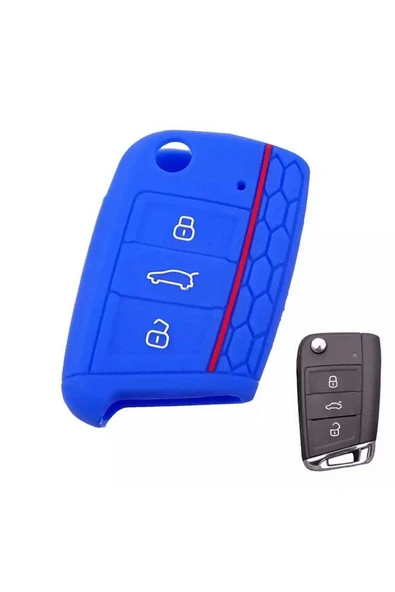 Volkswagen Polo Golf Passat Jetta Tiguan Transporter Touran Scirocco Caddy Anahtar Kılıfı ürün görseli