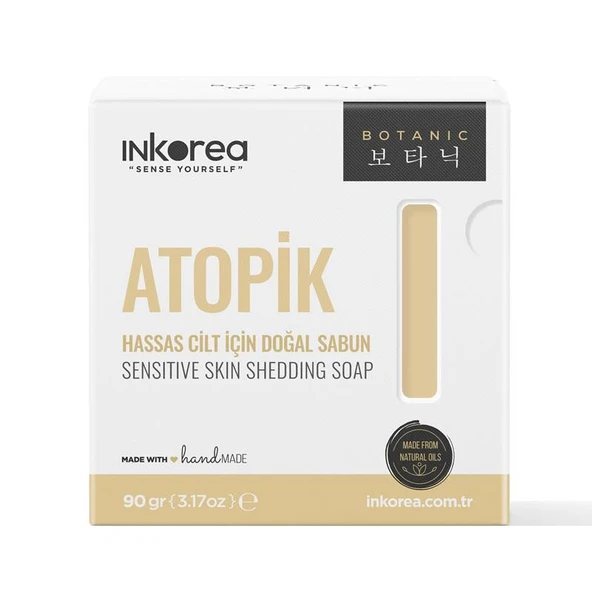 İnkorea Atopik Hassas ve Kuru Ciltler İçin Nemlendirici Sabun / Gentle Moisturizing Soap for Sensitive & Dry Skin