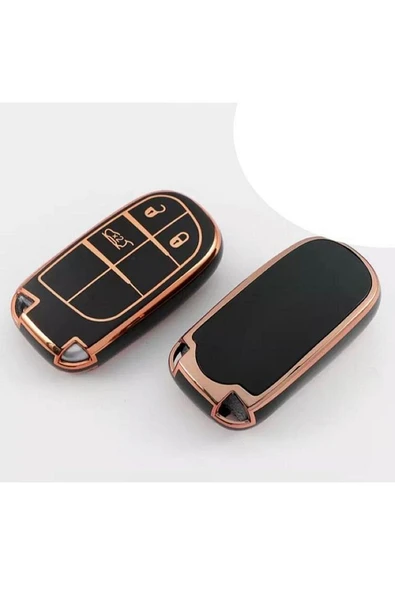 Fiat 500 X 5001 Egea Cross Akıllı Lüks Anahtar Kılıfı Siyah 2.resime Bakınız ürün görseli