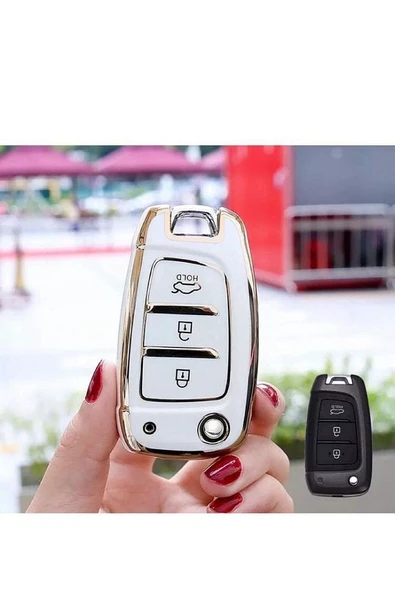Hyundai I30 Elantra Tuscon I35 Kona Anahtar Koruma Kılıf 2.resime Bakınız ürün görseli