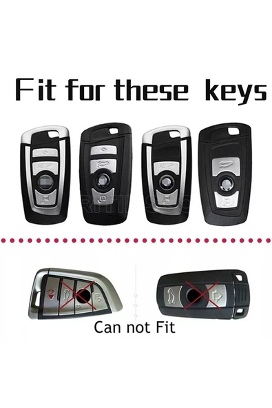Bmw F10 F20 F30 X3 X4 G20 G30 F11 F25 F31 F34 M4 I3 Uyumlu Oto Anahtar Kılıfı - Resim 5
