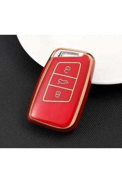 Passat B8 - Ateca Ve Süper B Lüx Kaliteli Anahtar Kılıfı (kabı) Anahtarsız Çaliştırma Modeli ürün görseli