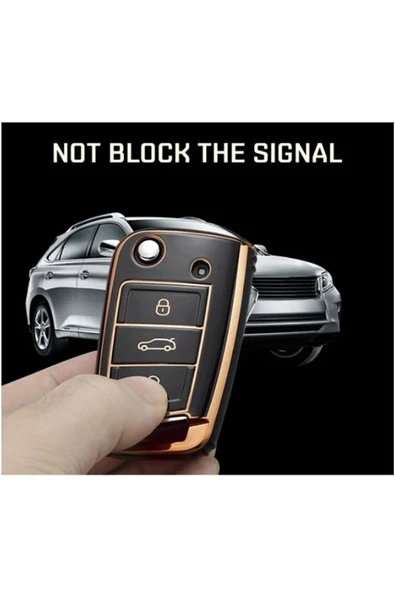 Skoda Octavia Karoq Süper B Anahtar Kılıfı Sustalı Model - Resim 4