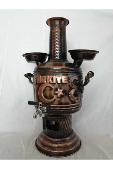 HK-TEDARİK Bakır Semaver - Resim 2