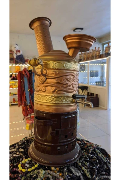 Park19 kuruyemiş 3.5l Alttan Yakmalı Bakır Semaver ürün görseli