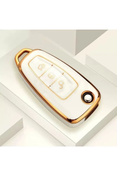 Ford Focus Fiesta Tourneo Courier Kuga C-max Transit Ecosport Mondeo Uyumlu Oto Anahtar Kılıfı ürün görseli