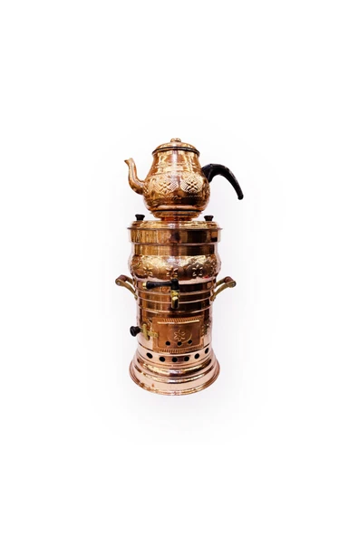 KIVRAKLAR Odunlu Bakır Semaver ürün görseli