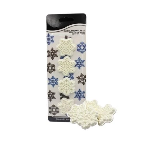 Şeker Hamuru Kalıbı Kar Taneleri Plastik Kesici 4 Lü ürün görseli