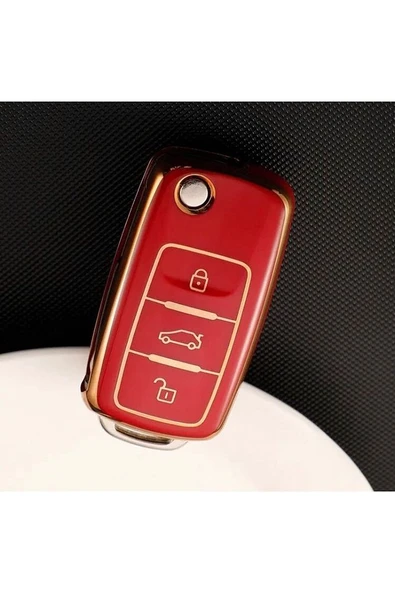 Vw Transporter Polo Caddy Lüks Anahtar Koruma Kılıf Lütfen Görsel Ile Anahtar Teyiti Yapınız - Resim 3