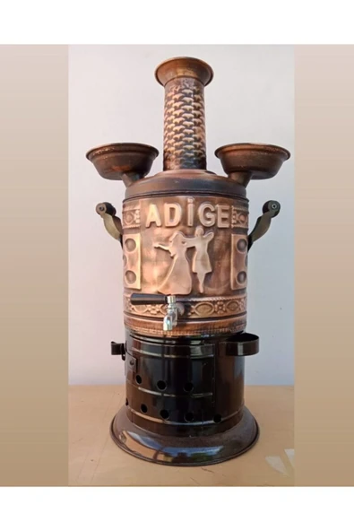 Kıvraklar Semaver ve Bakırcılık Bakır Semaver 5 Litre Eskitme Model ürün görseli