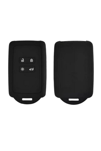 Dacia Duster Sandero Stepway Silikon Anahtar Kılıfı Siyah Renk Uyumlu ürün görseli