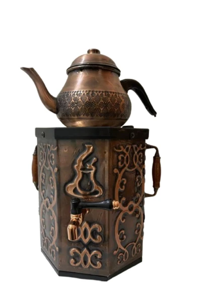 KIVRAKLAR Jelli Semaver Otantik 3.5lt Demlik Dahil ürün görseli