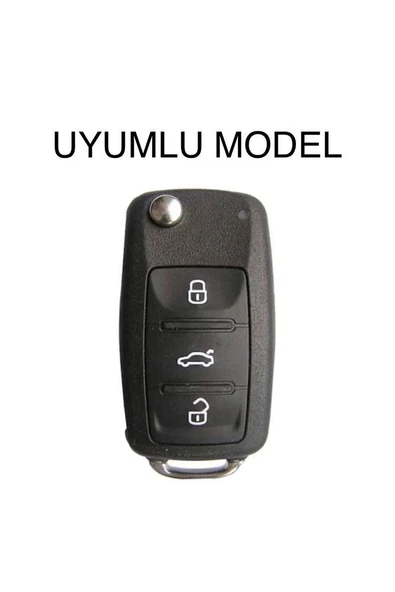 Leon Mk2 Golf 6 Scirocco Caddy Polo Silikon Anahtar Koruma Kılıfı - Resim 2