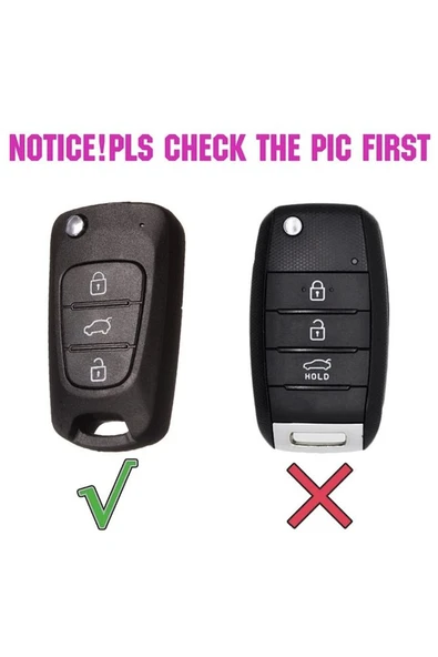 Hyundai I20 I30 Ix20 Silikon Anahtar Kılıfı - Resim 3