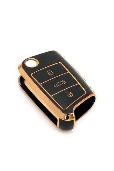 Seat Leon Mk3 Golf 7 Ve 7.5 T-roc Uyumlu Lüks Anahtar Koruma Kılıfı Açıklamayı Okuyunuz Lütfen - Resim 3