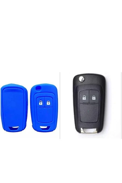 Opel Astra Corsa Mokka Insignia Uyumlu 2 Tuşlu Silikon Anahtar Kılıfı ürün görseli