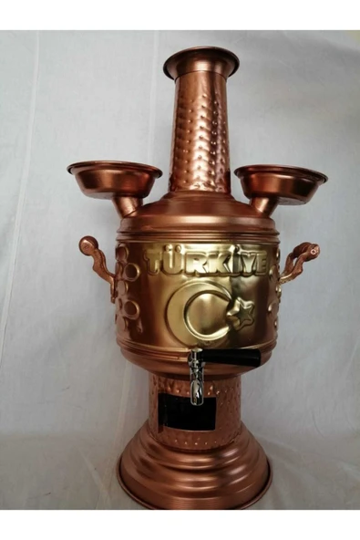 HK-TEDARİK Bakır Semaver Türkiye - Resim 2