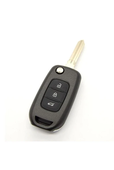 Renault Megane 4 Clio 5 Koleos Tpu Anahtar Kılıf (siyah-gold) - Resim 5