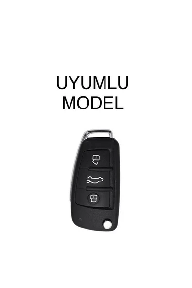Audi A1 A3 8p 81 A4 A5 B6 B7 B8 A6 A7 C5 C6 4f Q3 Q5 Q7 8v Anahtar Koruma Kılıf 2.resime Bakınız - Resim 2