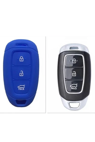 Hyundai Kona I30 Solaris Elantra Silikon Anahtar Koruma Kılıf Anahtar Teyiti Yapınız ürün görseli