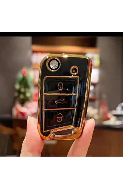 Volkswagen Golf 7 Ve 7,5 Lüks Anahtar Koruma Kılıfı Lütfen Anahtar Teyiti Yapınız ürün görseli