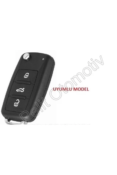Volkswagen Anahtar Kılıfı 3 Tuş - Resim 2