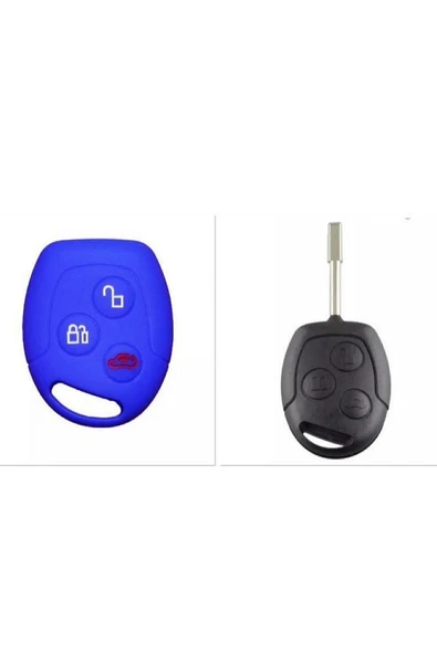 Ford Fiesta Mondeo Focus Transit Fusion Silikon Anahtar Koruma Kılıf 2.resime Bakınız ürün görseli