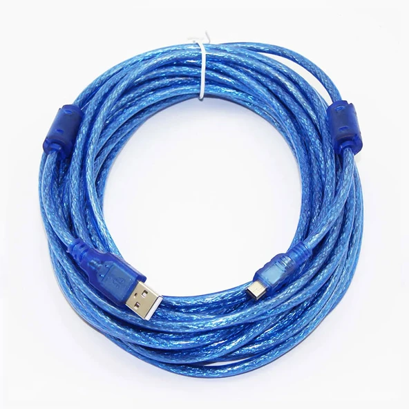Mini usb 5 Pin şarj ve data kablosu mini us kablo 10m - 2