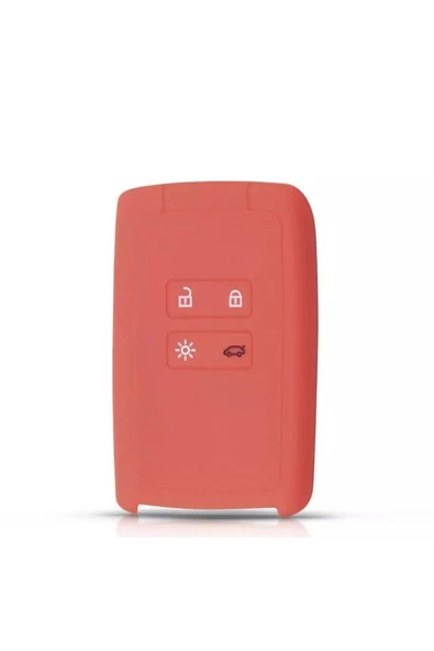 Renault Kaleos Clio 5 Megane 4 Captur Kadjar Slikon Anahtar Kılıfı Kırmızı ürün görseli