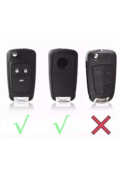 Opel *ürün Kılıftır Kasa Değildir* Astra Corsa Mokka Insignia Chevrolet Anahtar Kılıfı - Resim 2