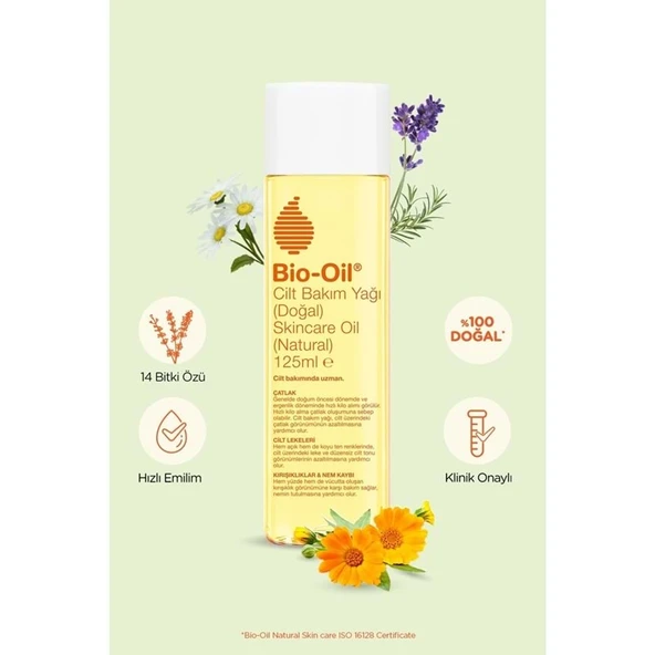 Bio-Oil %100 Natural Çatlak & Leke Karşıtı Nemlendirici Doğal Cilt Bakım Yağı 125ML (3 Lü Set) - 5