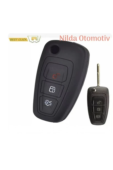 Transit Mondeo Focus Ranger C-max S-max Galaxy Anahtar Kılıfı Sustalı Model - Resim 3