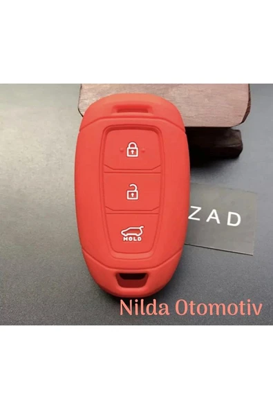Hyundai Accent Kona I30 Ix35 Elantra Santa Fe Silikon Anahtar Kılıfı Anahtarsız Çalıştırma ürün görseli