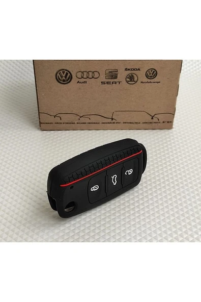 Volkswagen Anahtar Kılıfı Silikon 3 Tuş (oem) - Resim 6