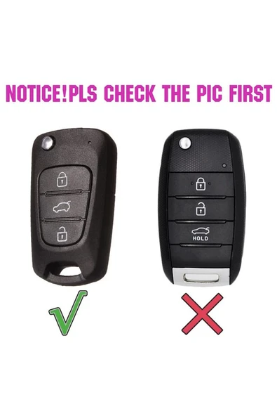 Kia Sportage Ceed Sorento Rio Picanto Venga Soul Silikon Anahtar Kılıfı - Resim 3