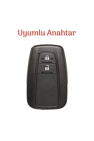 Toyota Eski Kasa C-hr Silikon Anahtar Kılıfı Kırmızı Sustasız Model - Resim 2