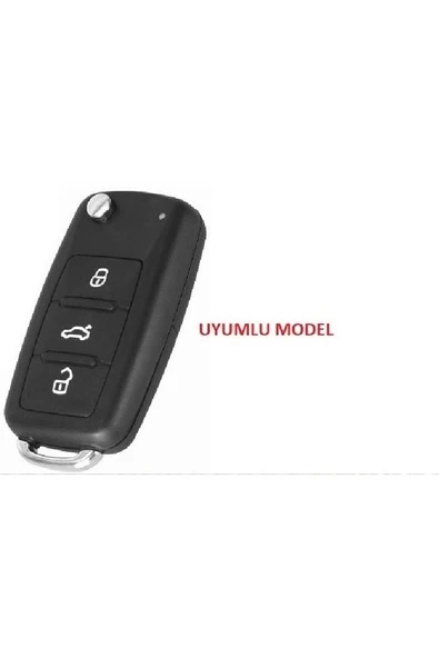 Volkswagen Anahtar Kılıfı Süperlüx 3 Tuş - Resim 2