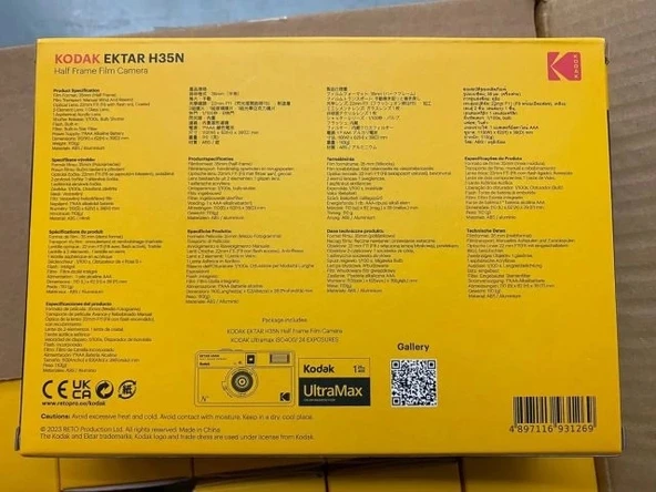 KODAK EKTAR H35N Yarım Çerçeve Fotoğraf Makinesi - Film Paketli - 11