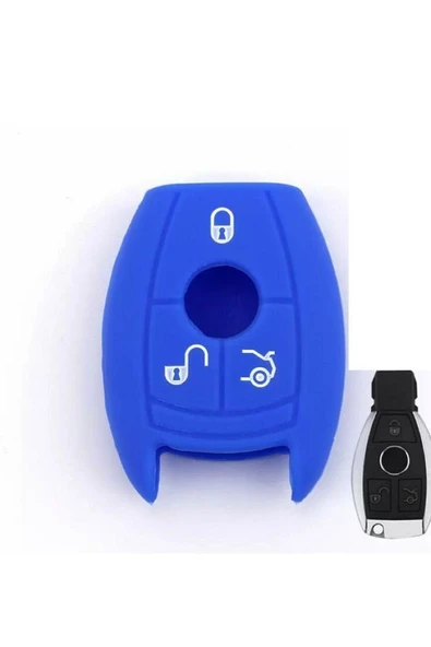 Mercedes Cls Cla Amg C180 E200 W204 Silikon Anahtar Koruma Kılıfı 3 Tuşlu Model 2.resime Bakınız ürün görseli