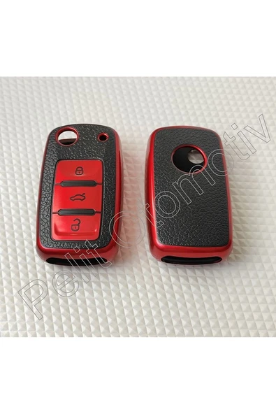 Volkswagen Anahtar Kılıfı Süperlüx 3 Tuş - Resim 3