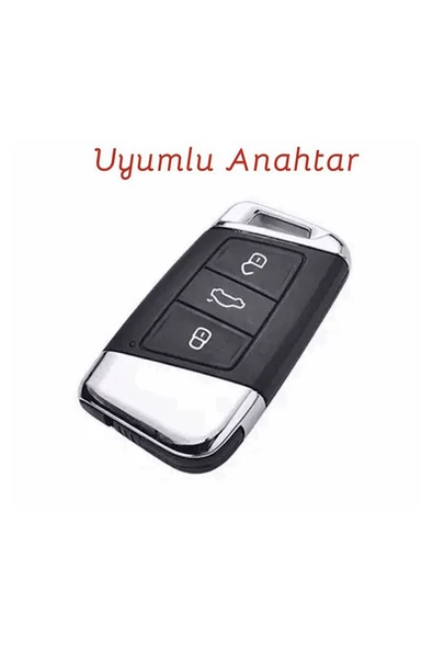 Seat Leon Ateca Ibiza Anahtar Kılıfı Sustasız Model Krem/gold - Resim 2