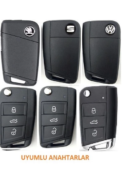 Volkswagen Anahtar Kılıfı Silikon - Resim 2