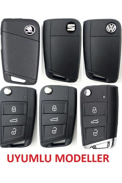 Volkswagen,skoda,seat Anahtar Kılıfı Silikon (oem) - Resim 8