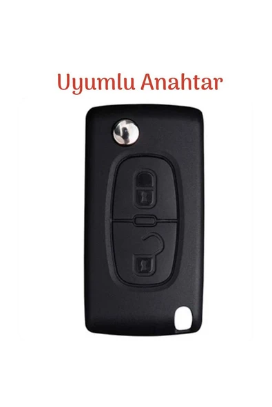 Peugeot 206 207 307 308 406 407 407 3008 5008 Silikon Anahtar Kılıfı - Resim 2
